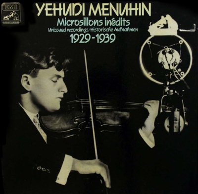 Menuhin recorded with Balsam 1920s