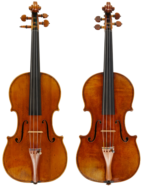 Pressenda violins 1838 and 1827