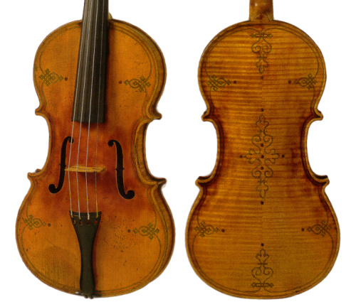 Thomas Jacobsen violin made in Copenhagen, 1848