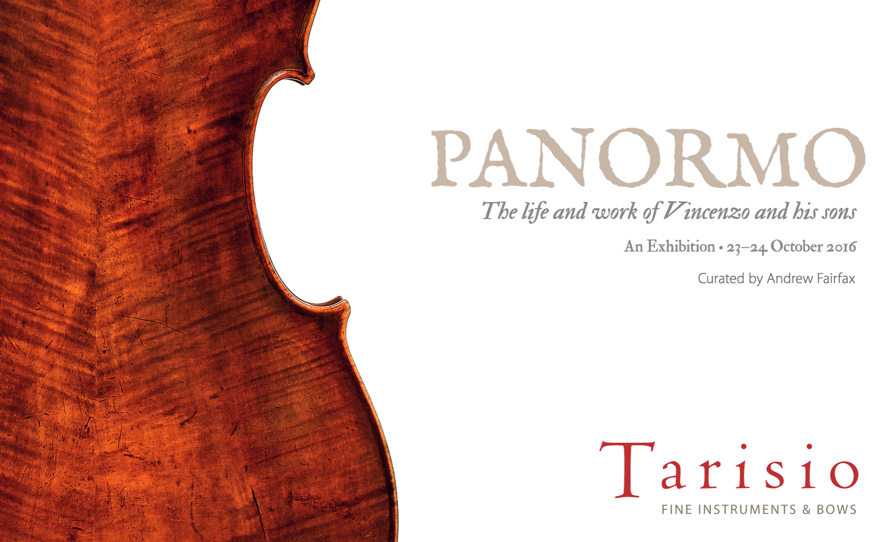 Panormo Exhibition Tarisio