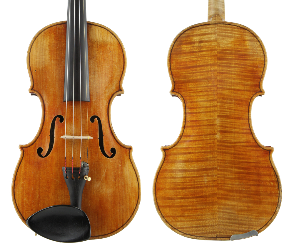 A violin from 1932. Photos courtesy Sydney String Centre