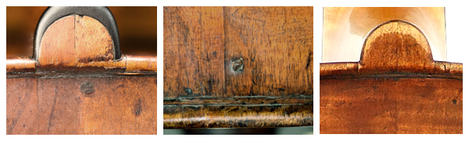Stradivari pin comparison