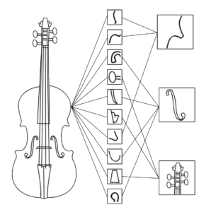 deconstructed violin