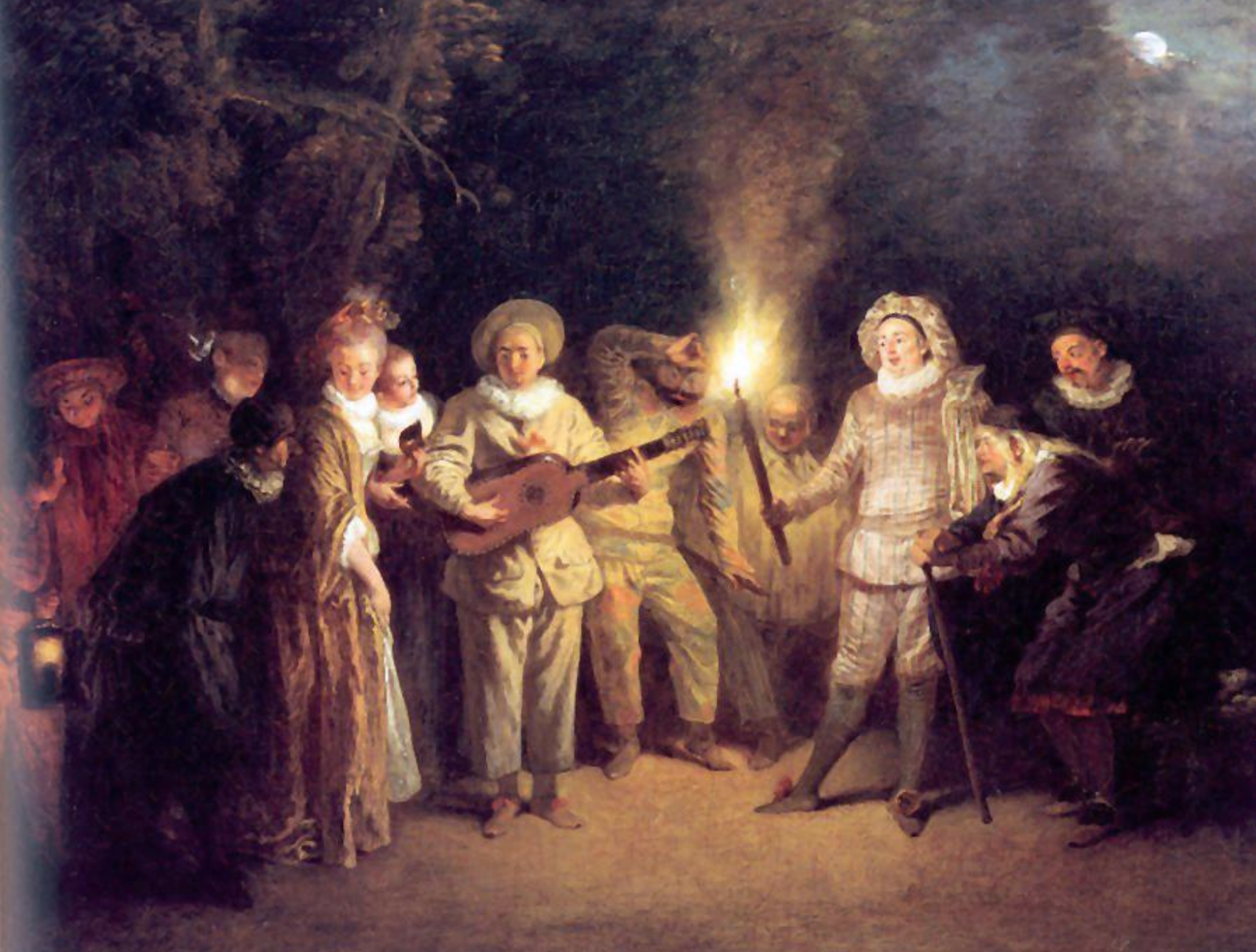 The Watteau painting L’Amour au Théâtre Italien